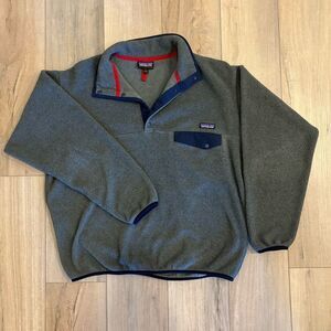 Patagonia Synchilla Grey Fleece Pullover Men’s Large